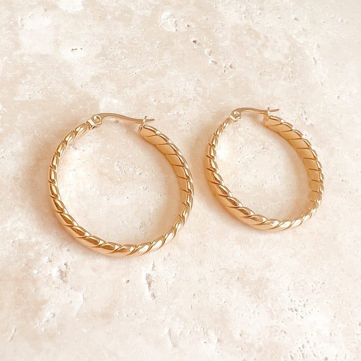 Elisa Hoop Earrings