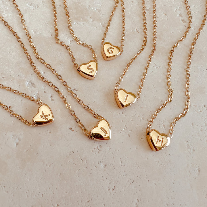 Heart Letter Necklace