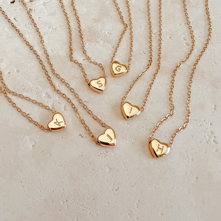 Heart Letter Necklace