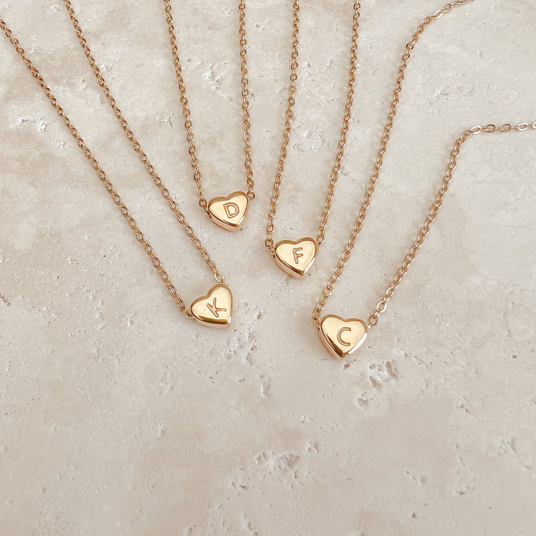 Heart Letter Necklace