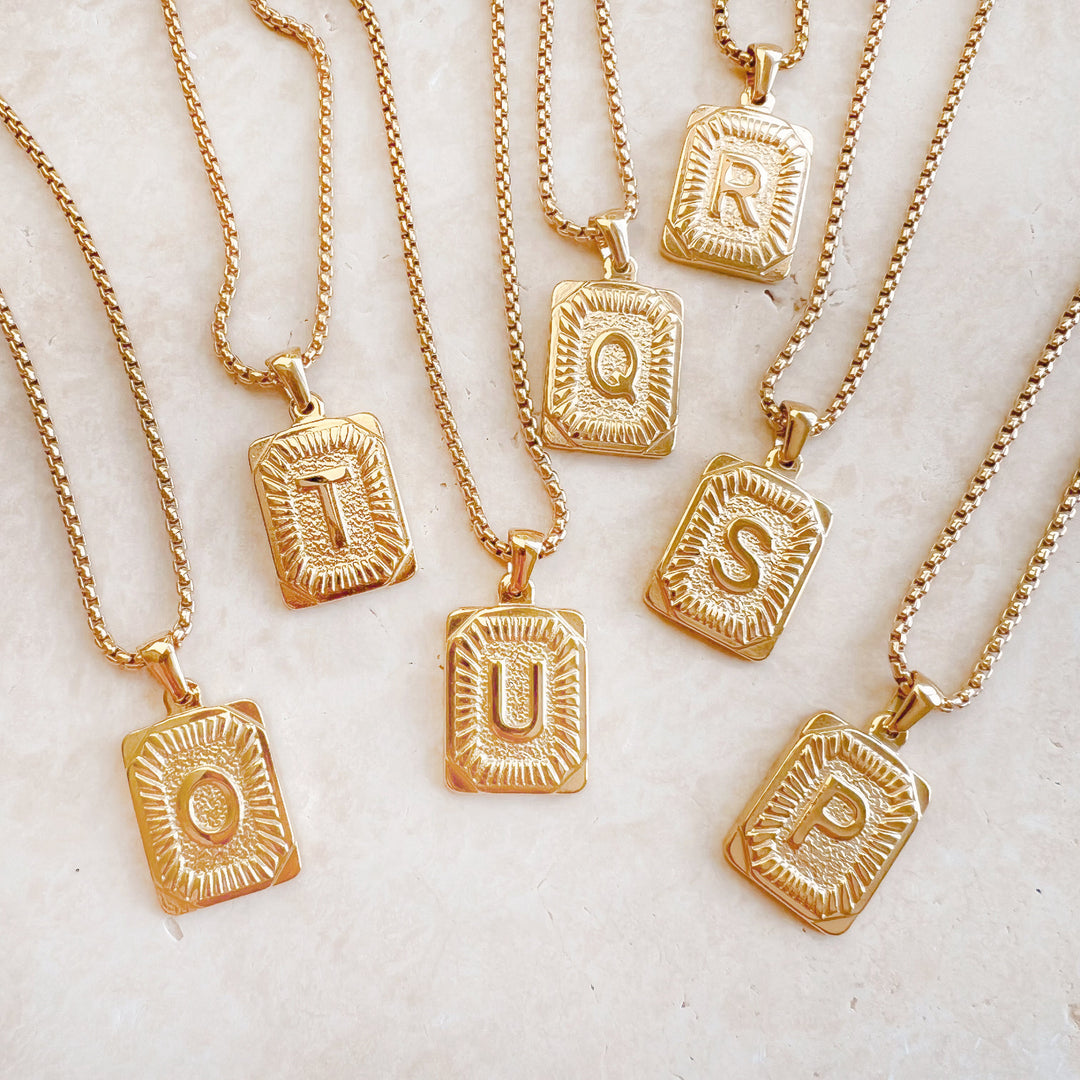 Musa Letter Necklace