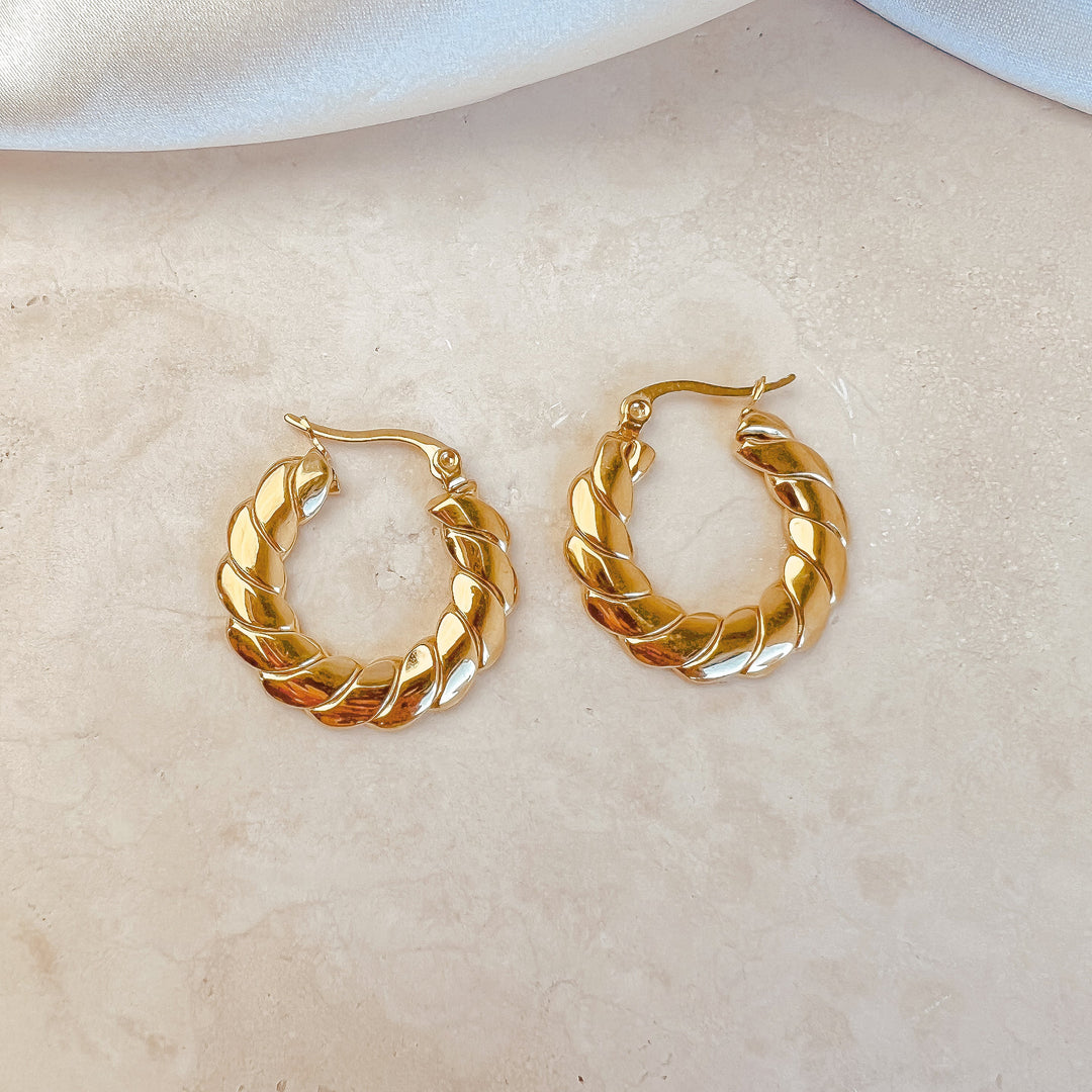 Hailey Hoop Earrings